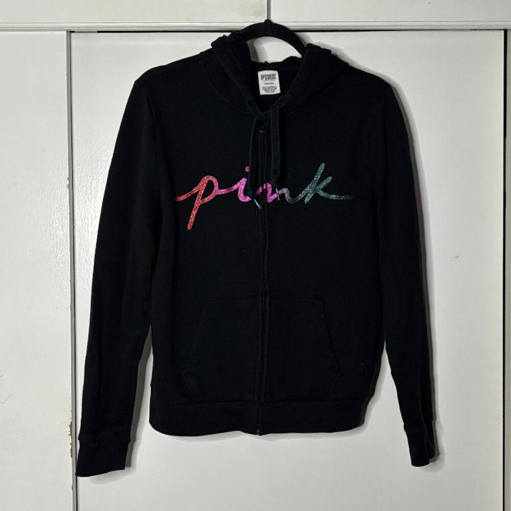 Pink Zip-Up Hoodie